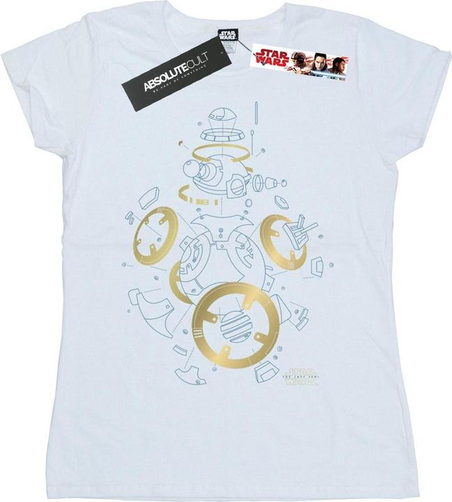 Star Wars The Last Jedi BB8 Deconstructed TShirt (S)