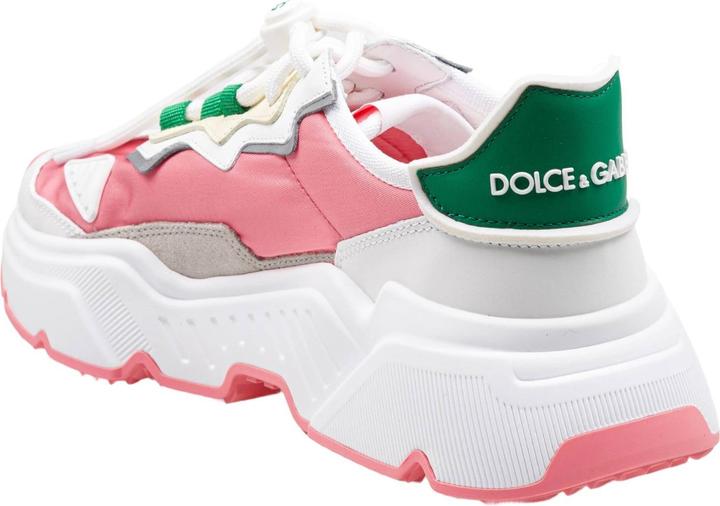 Immagine prodotto Dolce & Gabbana daymaster sneakers in nylon and leather color white and pink (42)