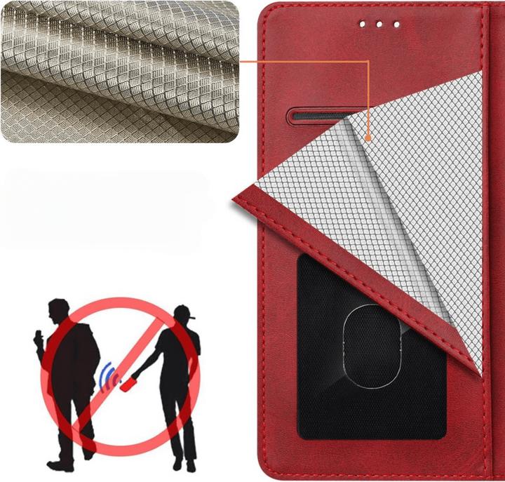 Image du produit Cover-Discount Galaxy A16 - Étui en cuir avec bloqueur RFID (Samsung Galaxy A16 5G)