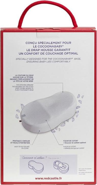 Image du produit Red Castle drap housse pour Cocoonababy (70 x 44 cm)