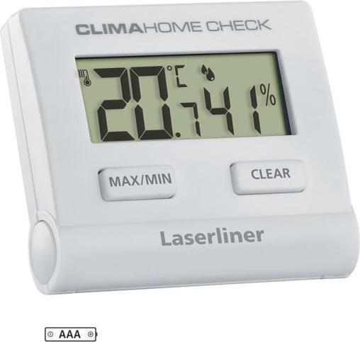 Image du produit Laserliner Thermo-/Hygrometer ClimaCheck, Detailfarbe: Weiss, Typ