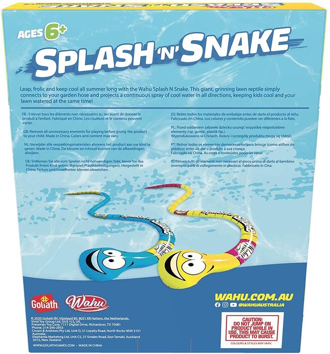 Actual product image Goliath Toys Wahu Splash 'N Snake