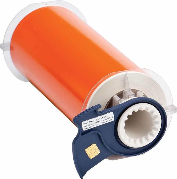 Produktbild Brady B85-200x15-595-OR, Hochleistungs-Vinylband, Orange, glänzend, 200.00 mm x 15.00 m, permenant