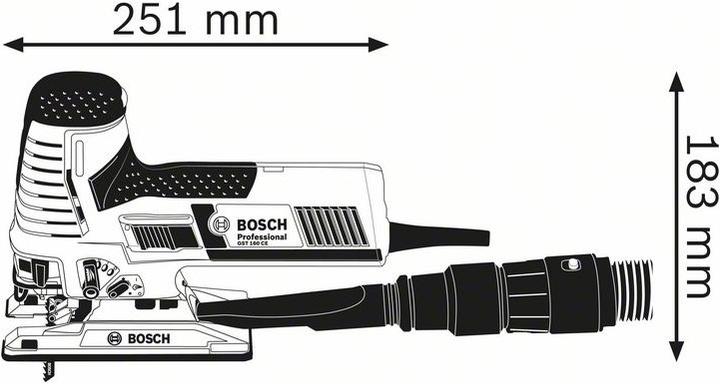 Actual product image Bosch Professional Jigsaw GST 160 CE with 1/1 L-BOXX insert for tool