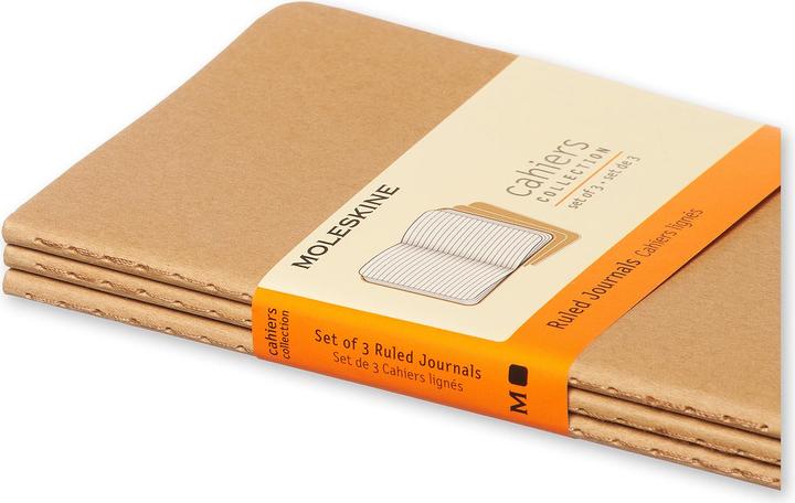 Actual product image Moleskine Cahier Pocket Set of 3 (A6, Lined, Soft cover)