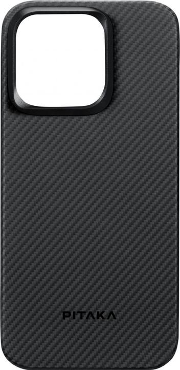 Actual product image Pitaka MagEZ Case for iPhone 15 Pro (Black/Grey Twill) 600D (Apple iPhone 15 Pro)