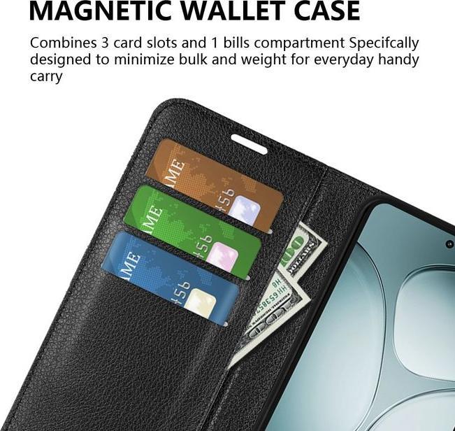 Produktbild MU Classic Litchi Leder Bookcover Series (Xiaomi 14T)