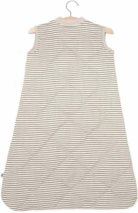 Produktbild little unicorn Cotton Muslin Quilted Sleep Bag Gr. L - Grey Stripe (86 cm, Ganzjahr)