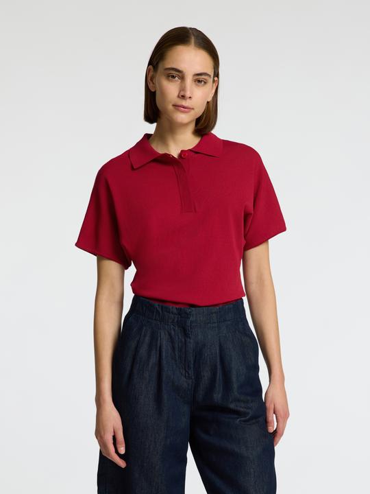 Actual product image Selected Femme Kurzarm Polohemd aus Strick (L)