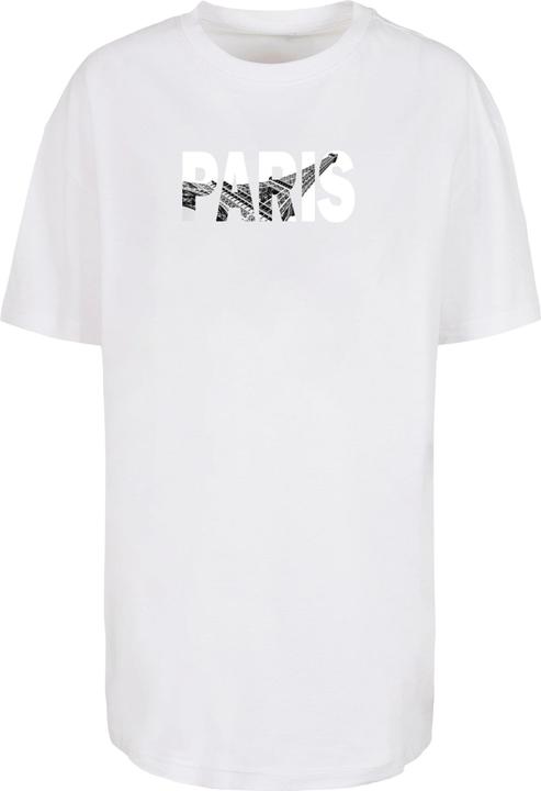 Actual product image Merchcode Ladies Paris Eiffel Tower Oversized Boyfriend Tee - 118473 (M)