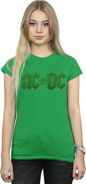 Immagine prodotto AC/DC Maglietta in cotone con logo Shamrock Donna/Ladies (M)