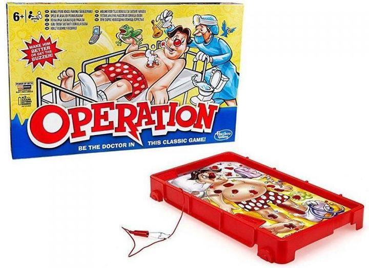 Immagine prodotto Hasbro Gaming GIOCO žaidimas Operazione classica, B2176127 (Inglese)