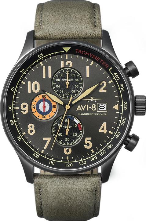 Image du produit AVI-8 AV-4011-0E Hawker Hurricane Chronographe 42mm 5ATM (Chronographe, 42 mm)