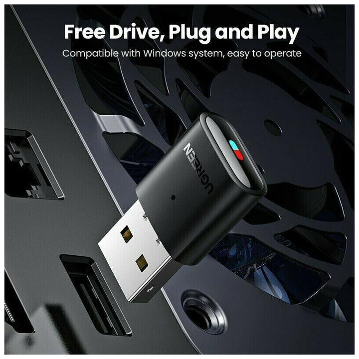 Immagine prodotto Ugreen Trasmettitore USB Bluetooth 5.0 per Nintendo Switch, PC, Laptop (Emittenti)
