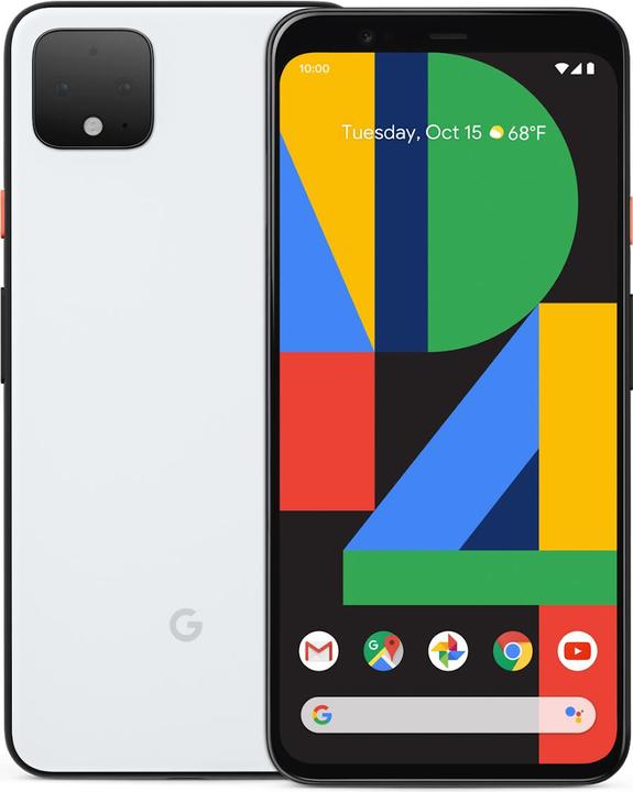 Google Pixel 4 XL (64 GB, Clearly White, 6.30", SIM + eSIM, 16 Mpx, 4G)