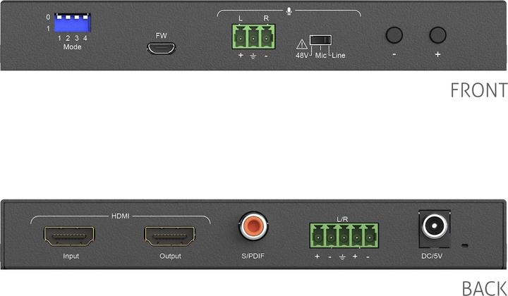 Actual product image Purelink Audio extractor PT-C-HDAEDE HDMI
