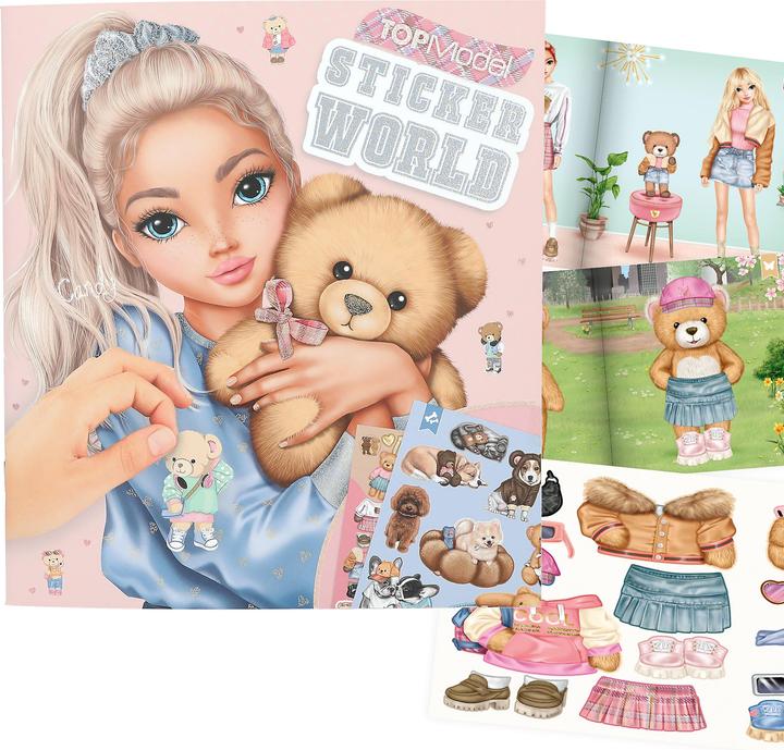 Produktbild Magni Depesche TOPModel Stickerbuch TEAM TEDDY