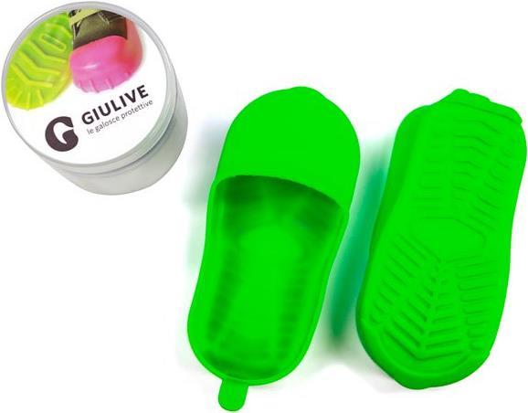 Actual product image Giulive Galosh shoe protector green Fluo
