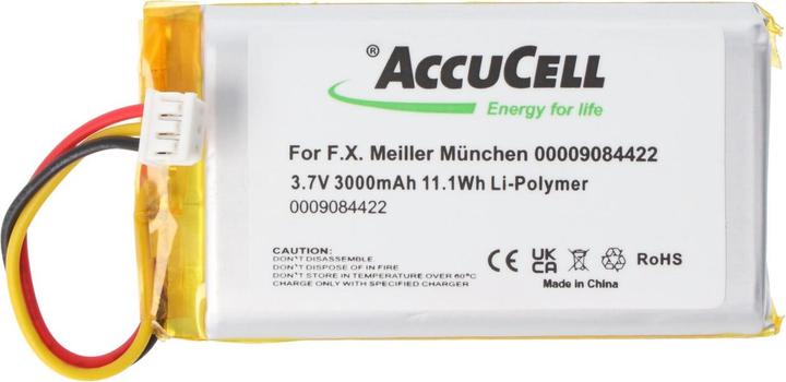 Actual product image AccuCell Battery F.X. Meiller Munich 0000 9084 422 (3.80 V, 3500 mAh)