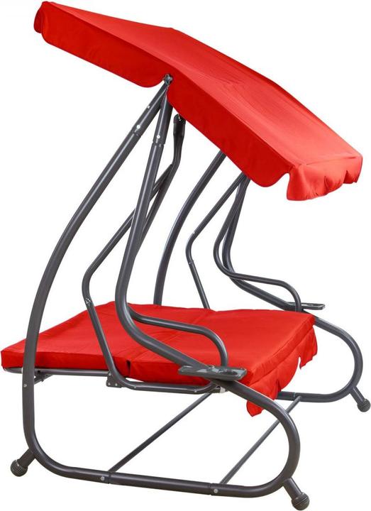 Image du produit Dema Garten Hollywoodschaukel Gartenschaukel Schaukelbank Schaukel Gartenmöbel rot