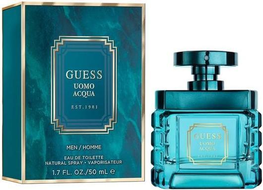 Actual product image Guess Uomo Acqua EDT 50 ml (Eau de toilette, 50 ml)