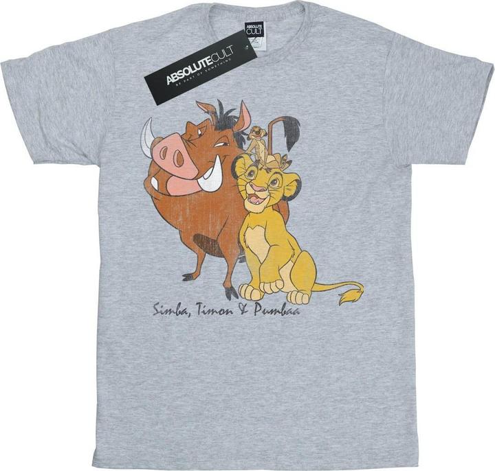 Disney The Lion King Classic Simba Timon And Pumbaa TShirt Mädchen