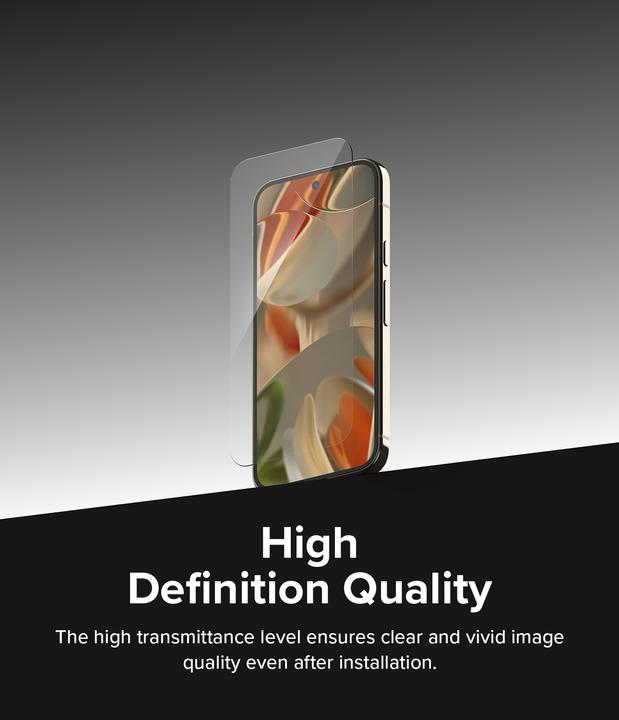 Actual product image Ringke Screen Protector for Pixel 9 Pro XL EASY SLIDE TEMPERED GLASS 2 pack, w installation Jig (2 Piece, Google Pixel 9 Pro XL)