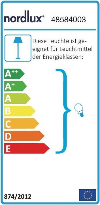 Label énergétique Nordlux Ellen (E27)