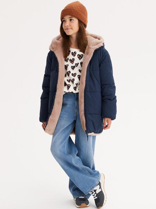 Produktbild La Redoute Collections Warme wendbare Steppjacke mit Kapuze (122)