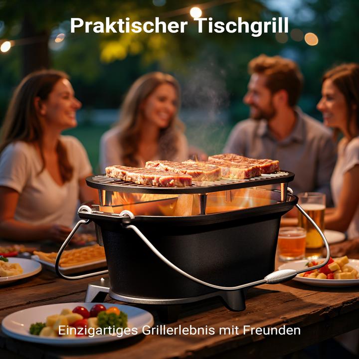 Produktbild Wiltec Grilltopf Gusseisen Grill Holzkohle Holzkohlegrill Gusstopf Feuertopf