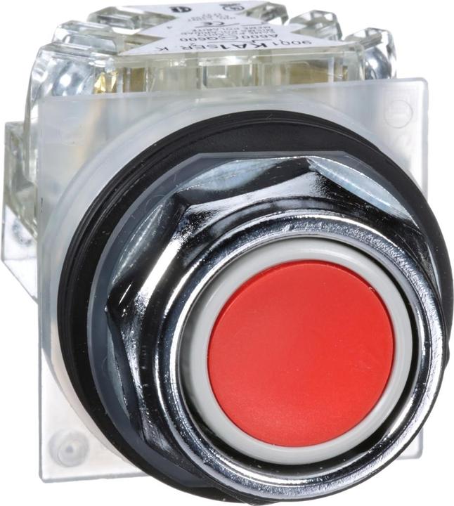 Actual product image Schneider Pushbutton, red Ø 30, flat, 1ÖS 9001KR1RH13