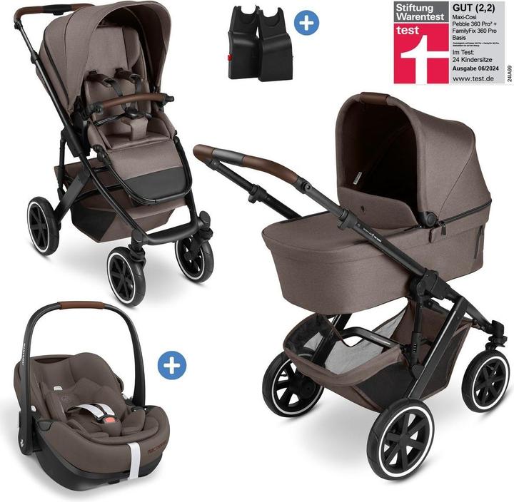 Produktbild ABC Design Kinderwagen 3 in 1 3in1 Kombi-Kinderwagen-Set Salsa 5 Air All