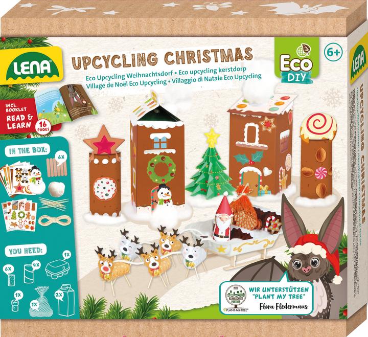 Actual product image Lena Eco Upcycling Christmas, FSC RECYCLED, folding box
