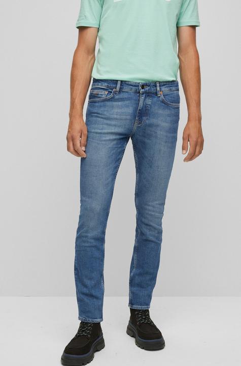 Actual product image BOSS Orange Delaware Jeans Slim Fit Medium Blue (W38/L32)