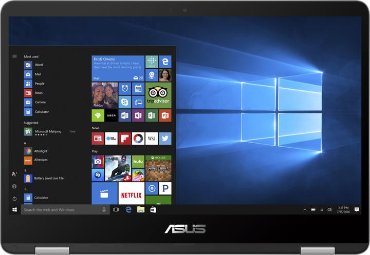 Actual product image ASUS VivoBook Flip 14 TP401CA-EC058T (14", Intel Core M3-7Y30, 8 GB, 128 GB)