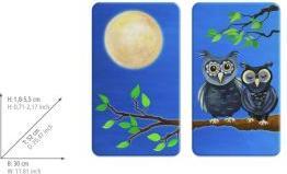 Actual product image Wenko Glass cover plate Universal Mod. Owl, set of 2 for all hob types