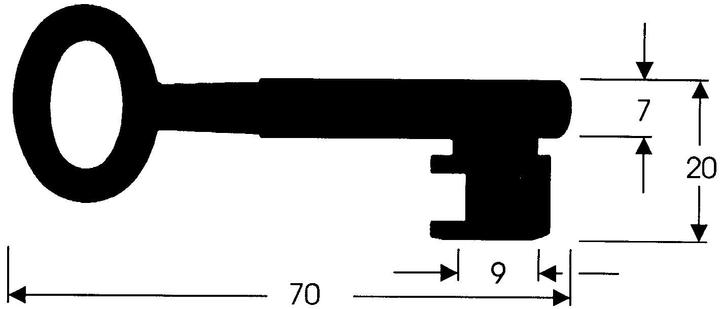 Glutz Tasto numerico (Serratura a mortasa)