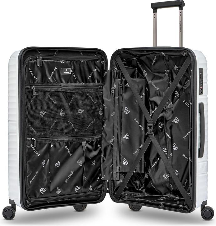 Immagine prodotto Pactastic Collezione 02 THE THREE SET Set di valigie a 4 ruote 3 pezzi (204 l, XL (da 115l))