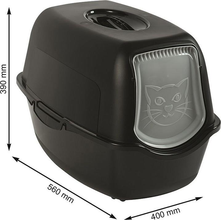 Actual product image Rotho . (Cat litter tray open)
