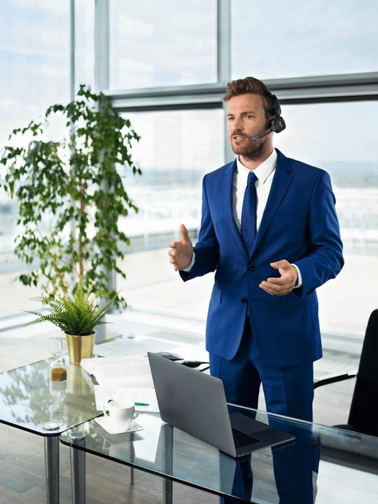 Image du produit Philips Casque de dictée SpeechOne (sans fil) avec télécommande (PSM6500)