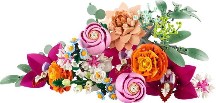 Actual product image LEGO Schöner Rosafarbener Blumenstrauss (10342, LEGO Botanical, LEGO Icons)