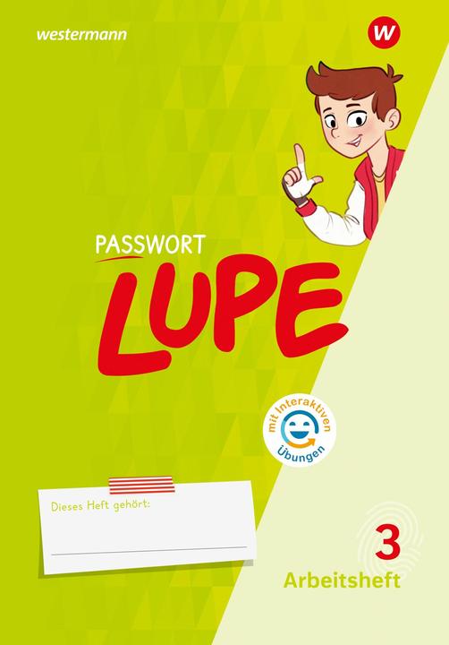 Produktbild PASSWORT LUPE - Sprachbuch 3. Arbeitsheft mit interaktiven Übungen (Deutsch, Ursula Emanuel, Marie-Claire Kirchhoff, Katharina Strick, Kerstin Schöning, Olesia Belenko, 2024)