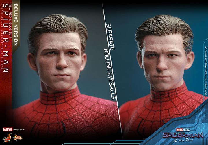 Immagine prodotto Hot Toys Spider-Man: No Way Home statuetta Movie Masterpiece 1/6 Spider-Man (nuova tuta rossa e blu) (Deluxe