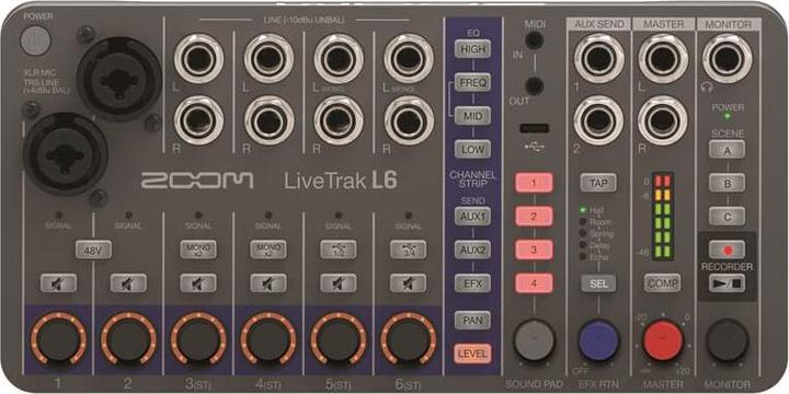 Actual product image Zoom L-6 LiveTrak (Studio- and Livemixer)