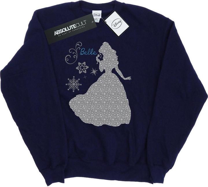 Disney Princess Belle Christmas Silhouette Sweatshirt (L)