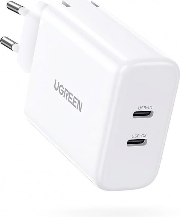 Produktbild Ugreen USB-C+USB-C 40W PD Wall Charger EU (40 W)