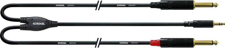 Produktbild Cordial Cfy 1.5 Wpp Long (1.50 m, 3.5mm Klinke (AUX), 6.3mm Klinke (Jack))
