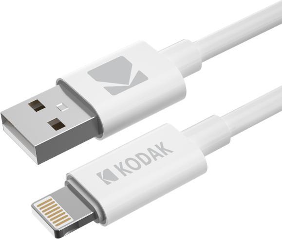 Produktbild Kodak cable usb a lightning 1m caja blanco (1 m, USB 3.0, 5 W)