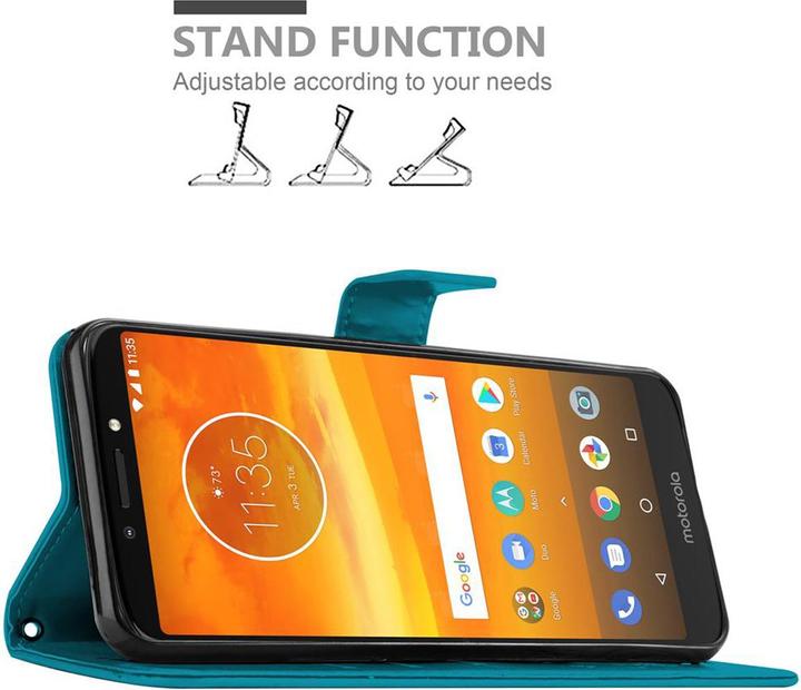Image du produit Cadorabo Couverture du livre de fleurs (Motorola Moto E5 Plus)