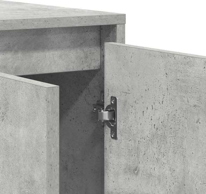 Produktbild VidaXL Beton Grau Sideboard Beton grau Holzwerkstoff 120 x 41 x 75 cm (120 x 41 x 75 cm)
